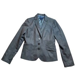 J. CREW Suiting Super 120 Wool 3 Button Blazer in Gray  6